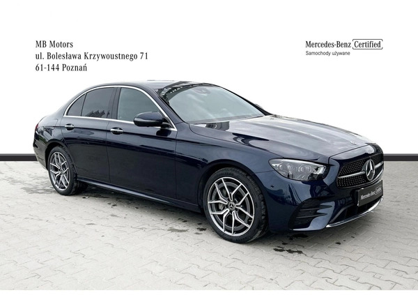 Mercedes-Benz Klasa E cena 257900 przebieg: 16400, rok produkcji 2023 z Młynary małe 407